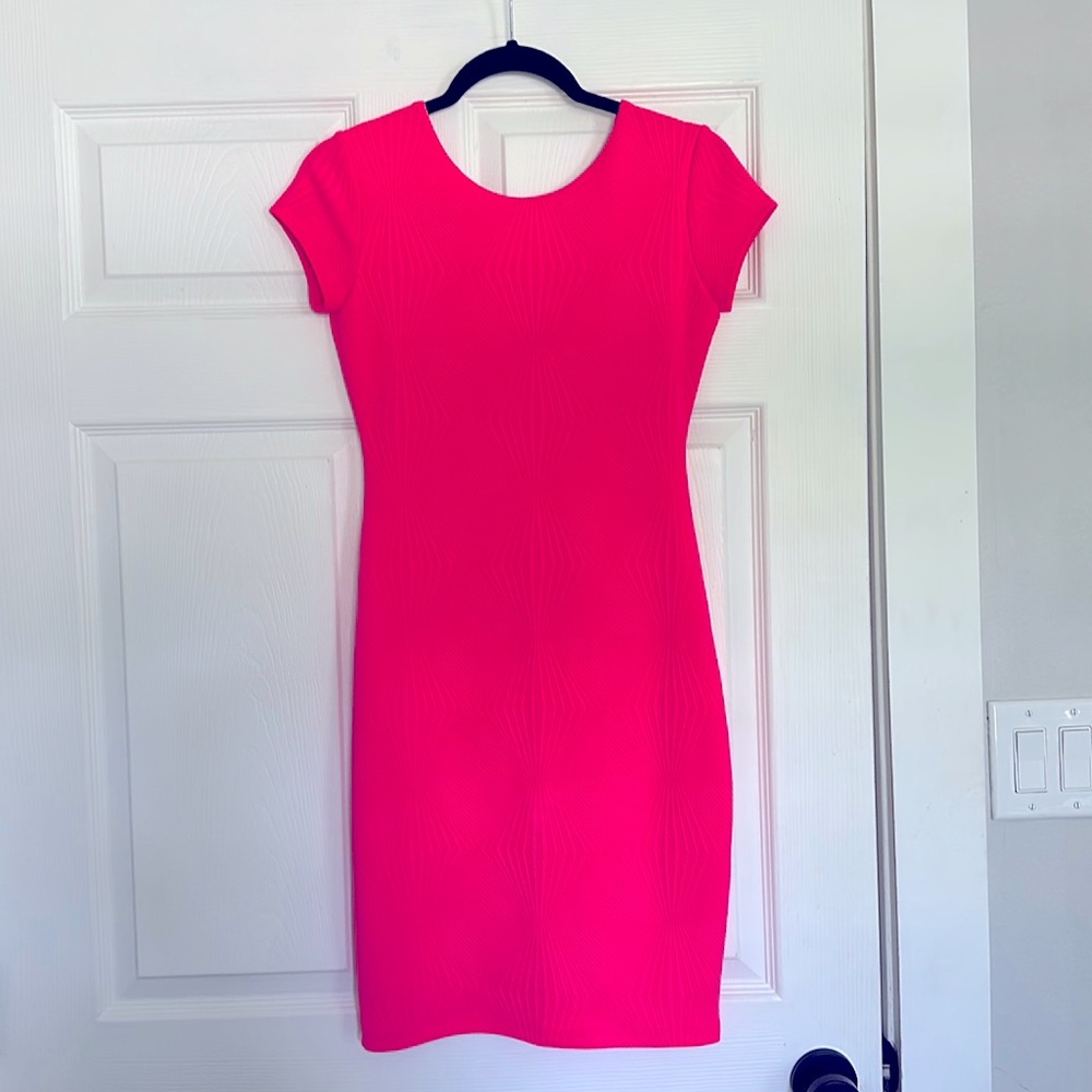 Gianni Bini Hot Pink Mini Dress NWOT